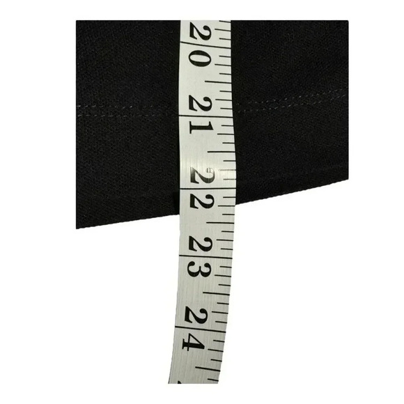 Jones New York Women's Black Mesh Detail Metal Ring Top Size Small - Picture 6 of 7